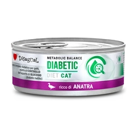 Disugual Karma mokra dla kota Weterynaryjna DIABETIC Kaczka (dorosły) 85g