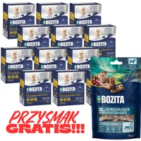BOZITA Dog: Kurczak i ryż w galarecie 12x370g + BOZITA Meaty Bites renifer z kaczką przysmak pies 70g GRATIS!!!