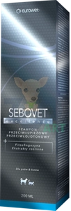 SEBOVET excellence Szampon przeciwłupieżowy i przeciwłojotokowy dla psów i kotów 200ml