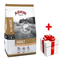 Arion Original Grain-Free Adult Salmon & Potato - Łosoś z ziemniakami 12 kg + niespodzianka dla psa GRATIS!