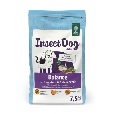 GREEN PETFOOD InsectDog Balance 7,5kg / data ważności 12.03.2026
