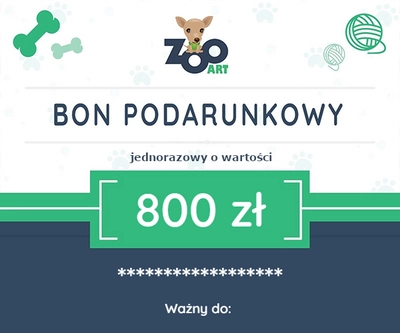 Bon podarunkowy 800zł