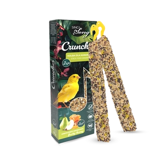 SING&SONG cruncher dla kanarka 85g 2w1 owocowo- miodowy