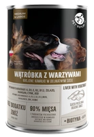 PetRepublic kawałki w sosie z wątróbką i warzywami 800g 