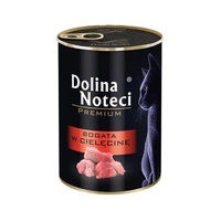 Dolina noteci Premium dla kota bogata w Cielęcinę 400g