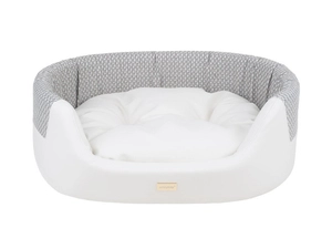 AMIPLAY- Legowisko Elipsa Morgan białe - S