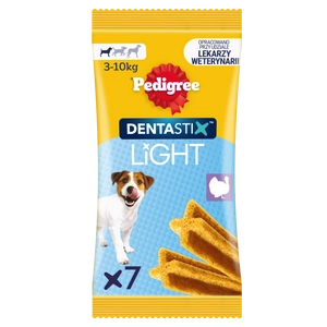 Pedigree Dentastix Light Dental Chews Małe rasy Przysmaki dla psów 7 szt - 58g
