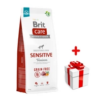 BRIT CARE Grain-free Sensitive Venison 12kg + niespodzianka dla psa GRATIS!