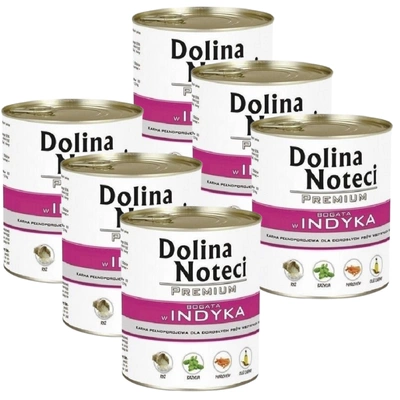 Dolina Noteci PREMIUM bogata w indyka 6 x 800g