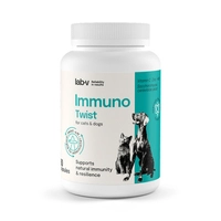 Lab-v Immuno Twist – wsparcie naturalnej odporności i witalności dla psów i kotów 60 kapsułek twist off