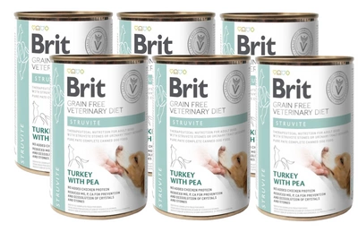 BRIT GF veterinary diets dog Struvite 6x400g-karma mokra dla psa