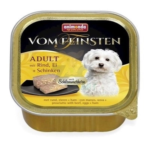ANIMONDA Dog Vom Feinsten Adult Wołowina, Jaja Szynka 150g