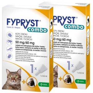 KRKA Fypryst Combo Kot 50mg-60mg/0,5ml 2szt
