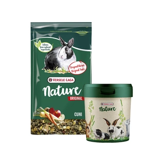 VERSELE-LAGA Cuni Nature Original  2,5kg - dla królików miniaturowych + pojemnik GRATIS !!! 