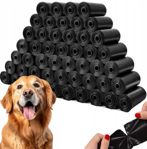 NUXIE Woreczki na psie odchody czarne 2x(10x15szt)