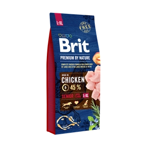 BRIT Premium By Nature Senior L+XL 15kg / Opakowanie uszkodzone (1590,1591,2066) !!!