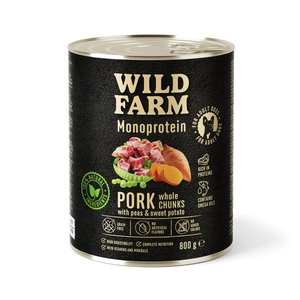 WILD FARM Monoprotein Pork 800g hipoalergiczna karma dla psa