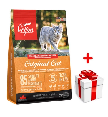 ORIJEN Original Cat 1,8kg + niespodzianka dla kota GRATIS!