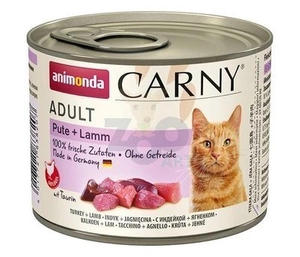 ANIMONDA Cat Carny Adult smak: indyk, jagnięcina 200g