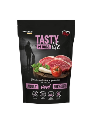 Tasty Dogs Life Danie z cielęciną w galaretce 150g