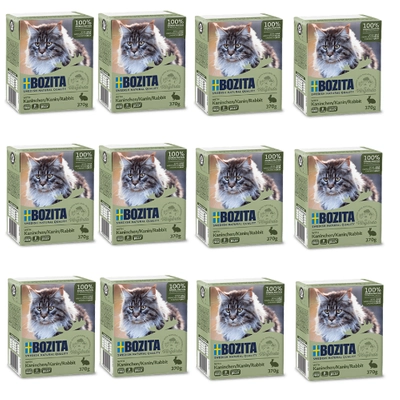 BOZITA Cat Królik W Galaretce 12x370g