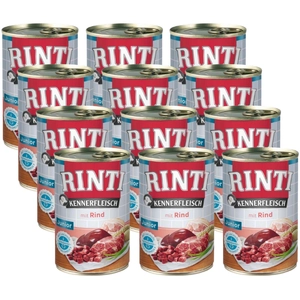 Rinti Kennerfleisch Junior Rind karma mokra dla psa - wołowina 12x400g