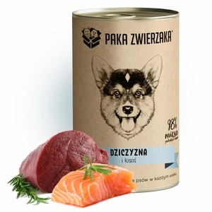 Paka Zwierzaka Dziczyzna i łosoś (400g)