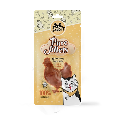 Mr Bandit Pure Fillets grilowany kurczak 30g	