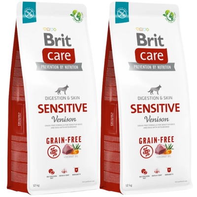 BRIT CARE Grain-free Sensitive Venison 2x12kg