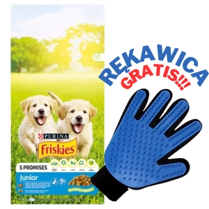 PURINA Friskies Junior 15kg + RĘKAWICA DO CZESANIA GRATIS!!