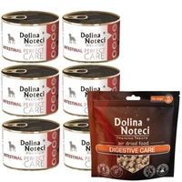 Dolina noteci Premium Perfect Care Intestinal 6x185g + Training Treats Digestive Care 130g