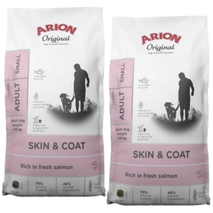ARION Original Skin & Coat Adult Salmon and Rice Small Breed 2x2kg