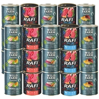 DOLINA NOTECI Rafi + WILD FARM Superfood Mix smaków 30x800g