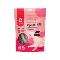 MACED Węzełki maxi z piersi kaczki i baraniny 500g