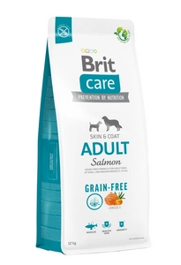 BRIT CARE Grain-free Adult Salmon 12kg /Opakowanie uszkodzone (2968) !!!