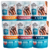 Frendi kawałki w delikatnym sosie Mix Smaków dla kota 6x100g