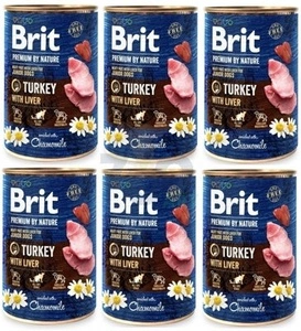 Brit Premium by Nature Turkey With Liver 6x400g