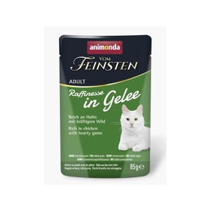 ANIMONDA Vom Feinsten Raffinesse kurczak z dziczyzną w galarecie 85g
