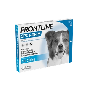 Frontline Spot On Pies M 10-20 kg dla psów M  3x1,34 ml