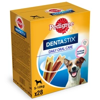 PEDIGREE DentaStix (małe rasy) przysmak dentystyczny dla psów 28 szt. - 4x110g