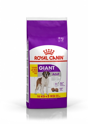 ROYAL CANIN Giant Adult 15kg+3kg karma sucha dla psów dorosłych, od 18/24 miesiąca życia, ras olbrzymich