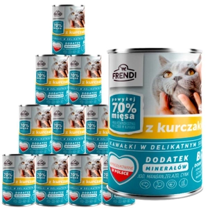 Frendi kawałki w delikatnym sosie z kurczakiem 10x400g