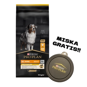 PRO PLAN Light Sterilised All Sizes Adult Karma dla psów bogata w kurczaka 14kg + Miska GRATIS!!
