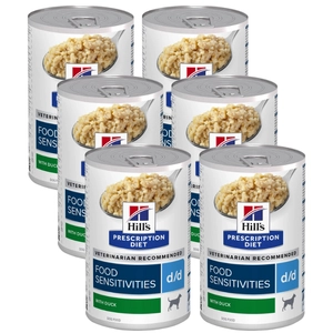 HILL'S PD Prescription Diet Canine d/d Kaczka (Duck) 6x370g