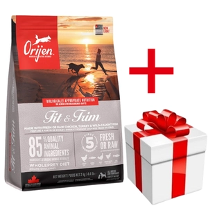 ORIJEN Fit & Trim Dog 2kg+ niespodzianka dla psa GRATIS!