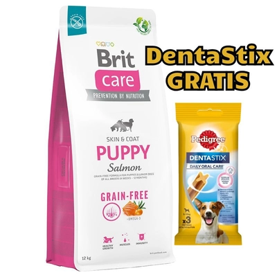 BRIT CARE Dog Grain-free Puppy Salmon 12kg