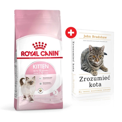 ROYAL CANIN  Kitten 10kg karma sucha dla kociąt od 4 do 12 miesiąca życia  + Książka ,,Zrozumieć kota'' GRATIS