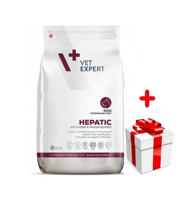 VETEXPERT Hepatic Dog 2kg + niespodzianka dla psa GRATIS!	