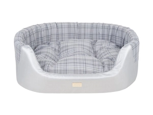 AMIPLAY- Legowisko Elipsa Venus srebrne - M