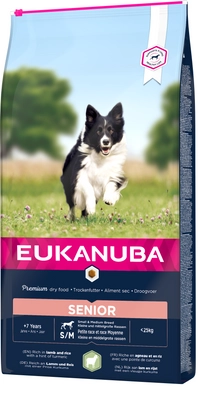 EUKANUBA Mature&Senior Small & Medium Breeds Lamb & Rice 12kg/ Opakowanie uszkodzone (8279) !!!